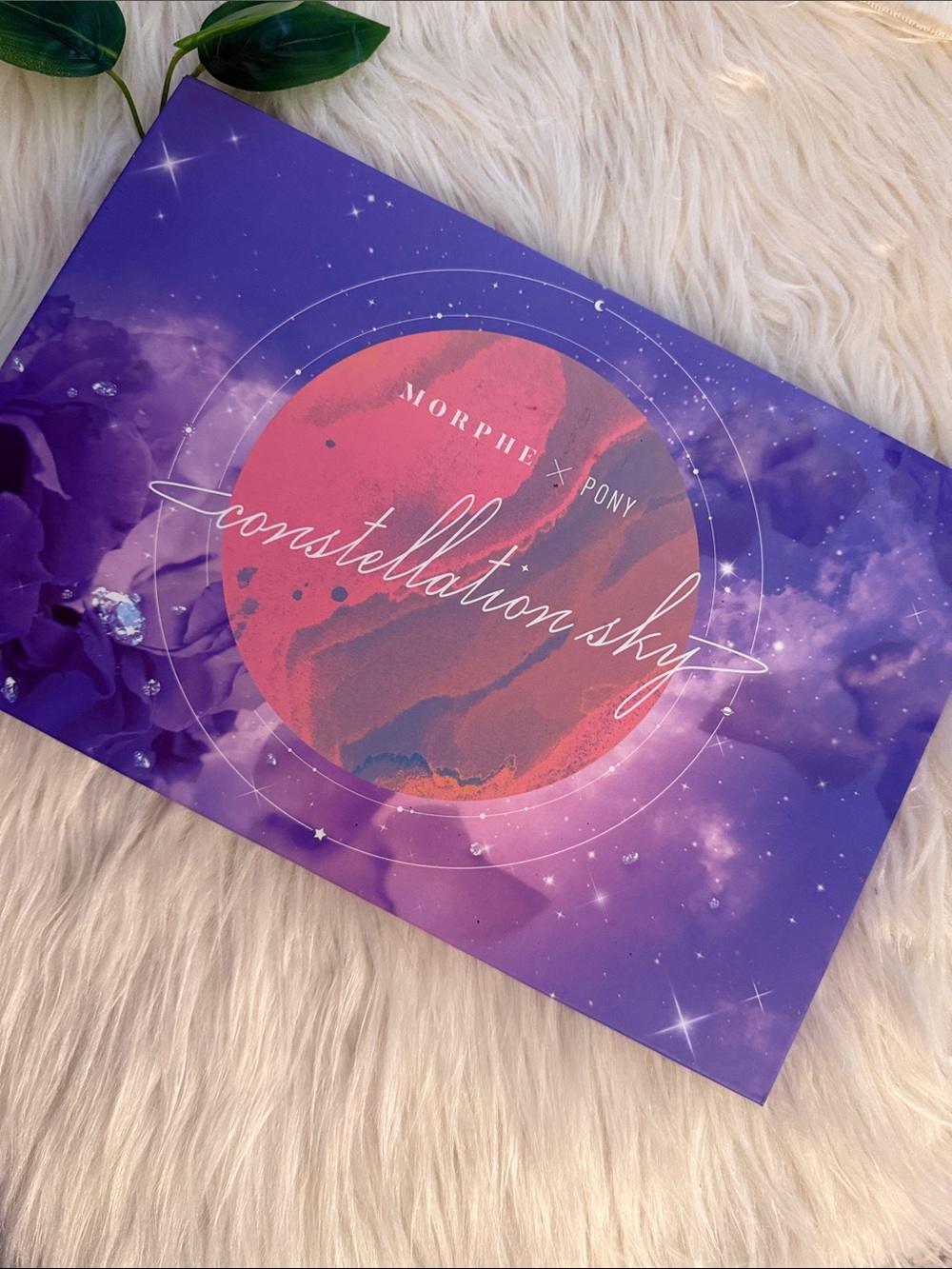 Morphe Constellation Sky Eyeshadow Palette — Purple & Coral Pink Artwork